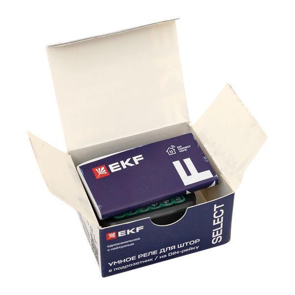 Изображение Реле умное для штор в подрозетник 1-канальное Zigbee Connect Select EKF scsh-1g-zb