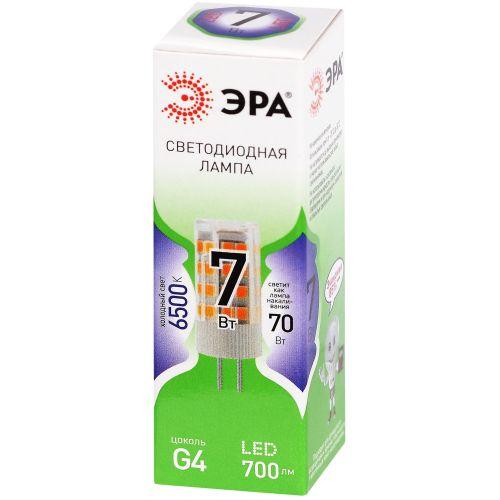 Изображение Лампа светодиодная GREEN LINE LED G4-JC-7W-865-12V GL G4 7Вт капсула 6500К холод. бел. Эра Б0067194