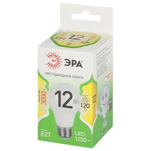 Изображение Лампа светодиодная GREEN LINE A60-12W-830-E27 GL 12Вт груша 3000К свет тепл. E27 Эра Б0067110