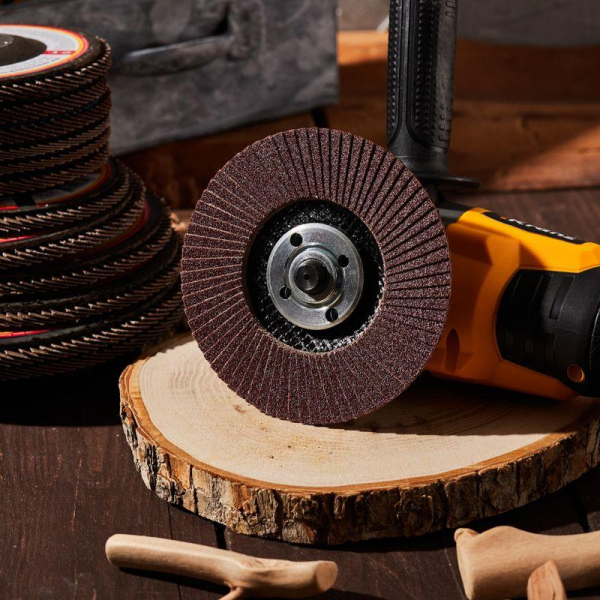 Изображение Круг лепестковый торцевой P24 125х22.2мм Kranz KR-90-0010