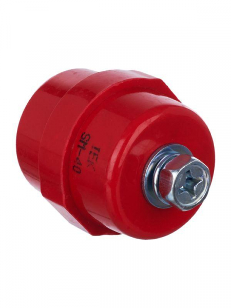 Изображение Изолятор SM40 (М8) силовой с болтом IEK YIS11-40-12-B