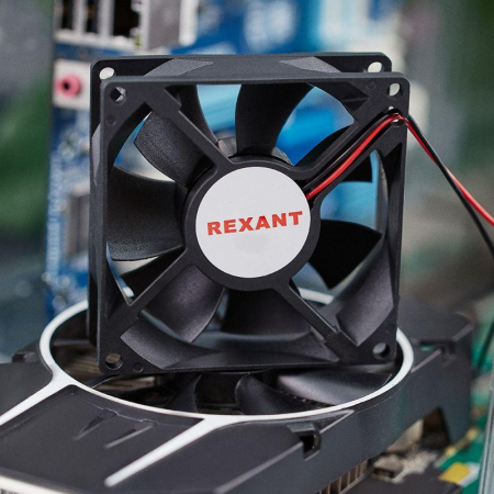 Изображение Вентилятор RX 8025MS 24VDC Rexant 72-4080