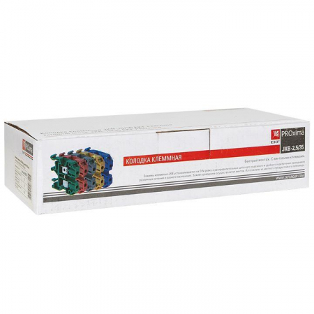Изображение Колодка клеммная JXB-2.5/35 (25а) крас. EKF plc-jxb-2.5/35r