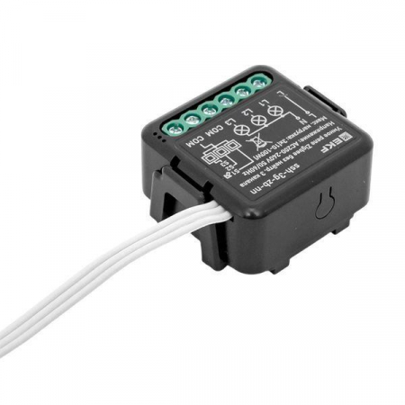 Изображение Реле умное в подрозетник 3-канальное Zigbee Connect Select без нейтрали EKF ssh-3g-zb-nn