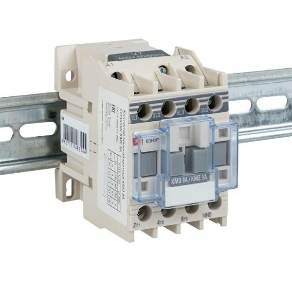 Изображение Контактор КМЭ 9А кат. 380В AC 1НО EKF ctr-s-9-380