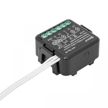 Изображение Реле умное в подрозетник 3-канальное Zigbee Connect Select с нейтралью EKF ssh-3g-zb