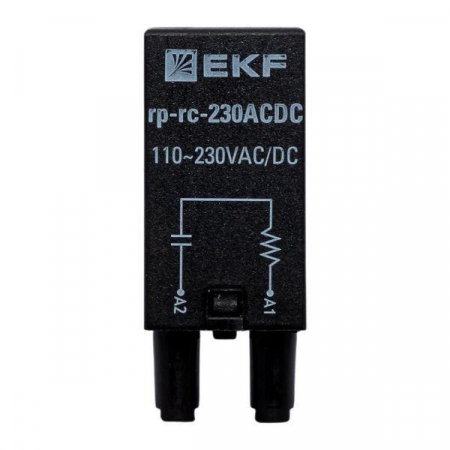 Изображение Модуль защитный RC 110-230В AC/DC для промежуточных реле RP AVERES EKF rp-rc-230ACDC