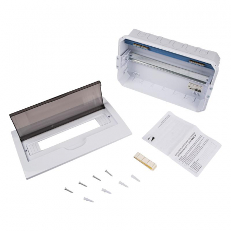 Изображение Бокс модульный встраив. PDB/R 1015 WH (ЩРВ-П-15) IP41 пластик. Pro JazzWay 5071797