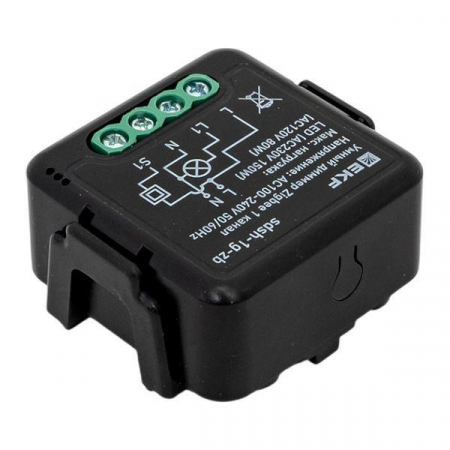 Изображение Диммер умный в подрозетник 1-канальный Zigbee Connect Select EKF sdsh-1g-zb