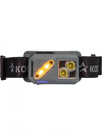 Изображение Фонарь налобный 2х2Вт XPG 3х1Вт SMD/Li-po1200мА.ч ABS пластик магниты и крюк КОСМОС (KOC850Lit)