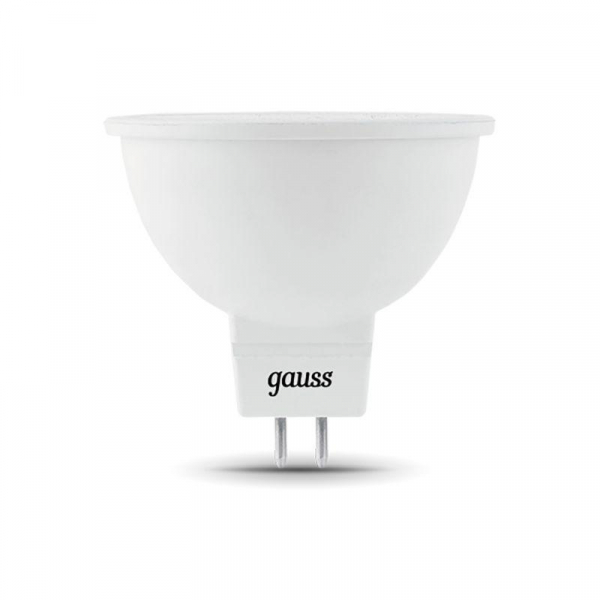 Изображение Лампа светодиодная Black 9Вт MR16 софит 3000К тепл. бел. GU5.3 830лм GAUSS 101505109