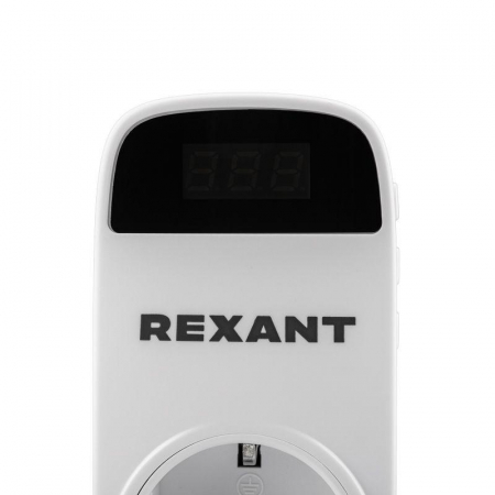 Изображение Реле напряжения «вилка-розетка» с дисплеем 16А Rexant 10-6040