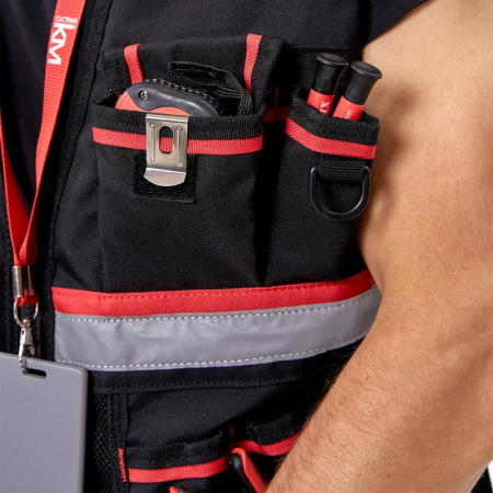 Изображение Жилет монтажника КМ-TOOLVESTBAG-23 универс. регулир. КМ LO43175