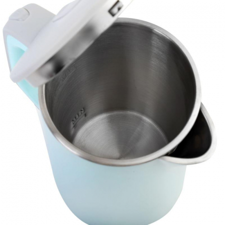 Изображение Чайник электрический ELX-KS12-C13 PRO нерж. сталь/пластик 1.8л 220-240В 2200Вт голуб. Ergolux 15330