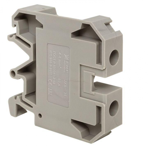 Изображение Колодка клеммная JXB-10/35 (70а) сер. EKF plc-jxb-10/35gy