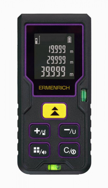 Изображение Рулетка лазерная Reel PLUS GD40 фиолет. Ermenrich 84643