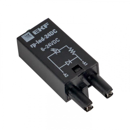 Изображение Модуль светодиодный 24 VDC для промежуточных реле RP AVERES EKF rp-led-24DC