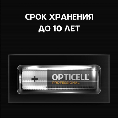Изображение Элемент питания алкалиновый AA/LR6 (блист. 4шт) Professional Opticell 5052001/6052001