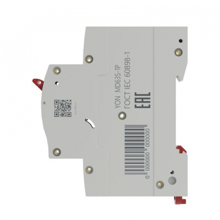 Изображение Выключатель автоматический модульный 1п C 16А 4.5кА max MD63S YON MD63S-1PC16