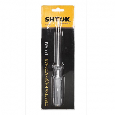 Изображение Отвертка-индикатор 185мм (09051) SHTOK 376316