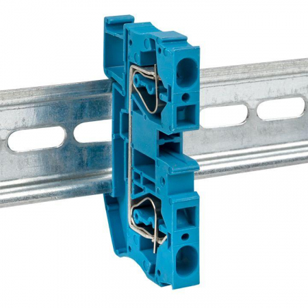 Изображение Колодка клеммная JXB-ST-4 41А пружинная син. EKF plc-jxb-st-4-blue