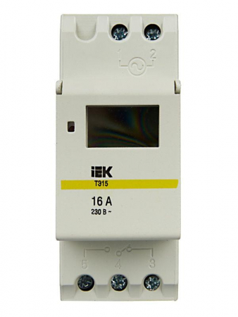 Изображение Таймер цифровой ТЭ15 16А 230В на DIN-рейку KARAT IEK MTA10-16