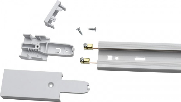 Изображение Шинопровод PTR P 1M-WH бел. (пластик) 1м Pro JazzWay 5051973