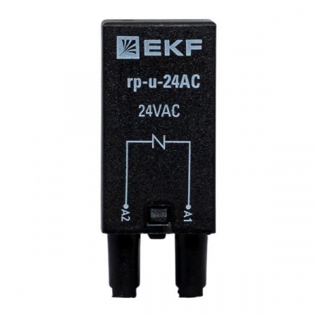 Изображение Модуль защитный с варистором 24В AC для промежуточных реле RP AVERES EKF rp-u-24AC