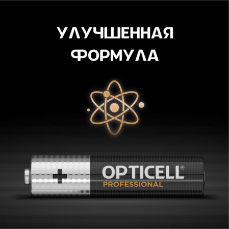 Изображение Элемент питания алкалиновый AAA/LR03 (блист. 4шт) Professional Opticell 5052002