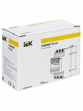 Изображение Таймер цифровой ТЭ15 16А 230В на DIN-рейку KARAT IEK MTA10-16