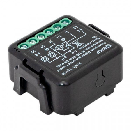 Изображение Реле умное для штор в подрозетник 1-канальное Zigbee Connect Select EKF scsh-1g-zb