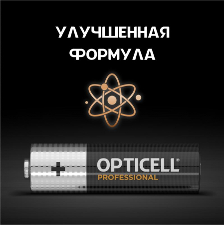 Изображение Элемент питания алкалиновый AA/LR6 (блист. 4шт) Professional Opticell 5052001/6052001