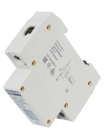 Изображение Ограничитель перенапряжения ОПС1-C 1Р 10/40кА 230В GENERICA MOP20-1-C-G