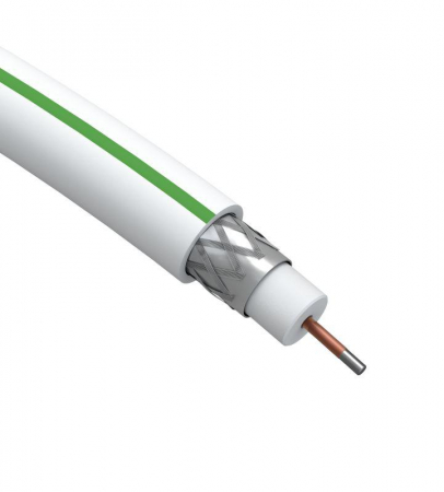 Изображение Кабель коаксиальный SAT 703 B.CCS/оплетка Al 75проц. PVC Simple 75Ом бел. (м) Эра Б0044608
