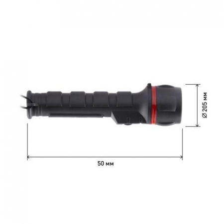 Изображение Фонарь R2AA обрезиненный (3LED 2хAA) ЭРА C0033735