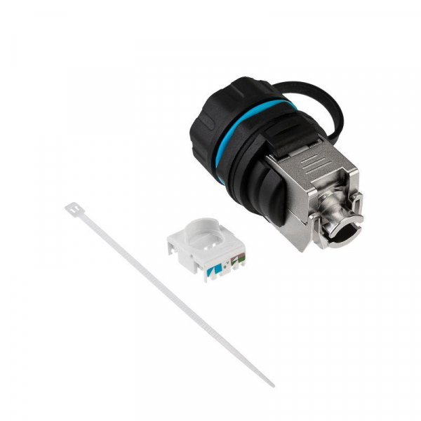 Изображение Модуль соединительный индустриальный RJ-45(8P8C) FTP кат. 6 IP68 Rexant 02-0284