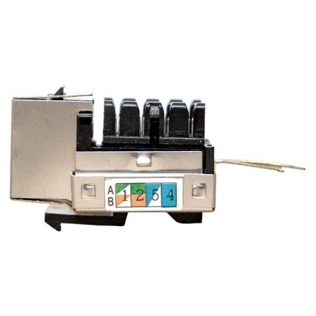 Изображение Модуль розеточный Keystone RJ45 кат.5E FTP экранир. 110 IDC 90град. TERACOM PRO EKF TRP-KSTN-SOCK-90D-5EFTP