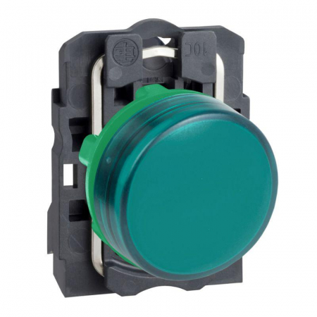 Изображение Лампа светосигнальная d22мм 230-240В зел. SchE XB5AVM3