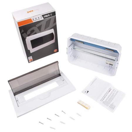 Изображение Бокс модульный встраив. PDB/R 1015 WH (ЩРВ-П-15) IP41 пластик. Pro JazzWay 5071797
