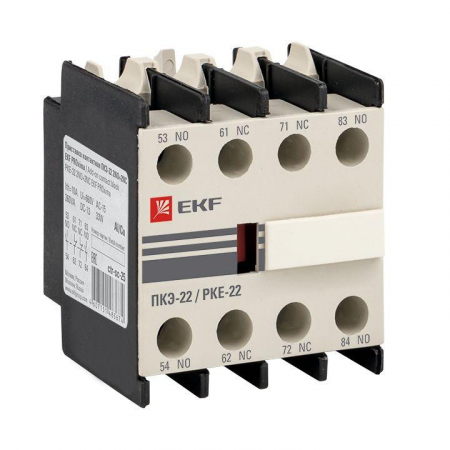Изображение Приставка контактная ПКЭ-22 2NO+2NC EKF ctr-sc-25