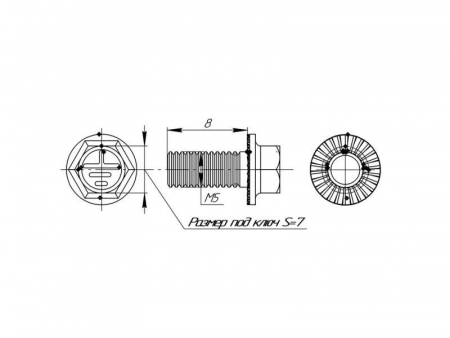 Изображение Винт М5х8 EKF wm5x8