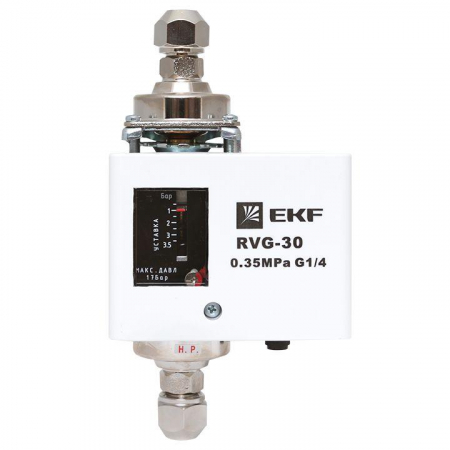 Изображение Реле перепада давления RVG-30-0.35-4 (0.35 МПа) EKF RVG-30-0.35-4