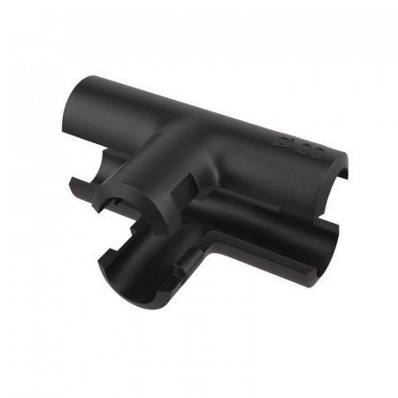 Изображение Тройник открывающийся IP40 d20мм черн. DKC 50620B