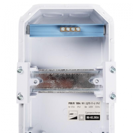 Изображение Бокс модульный встраив. PDB/R 1004 WH (ЩРВ-П- 4) IP41 пластик. Pro JazzWay 5071728