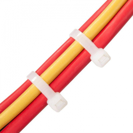 Изображение Хомут кабельный КСС 3х120 нейл. бел. (уп.100шт) Fortisflex 49392
