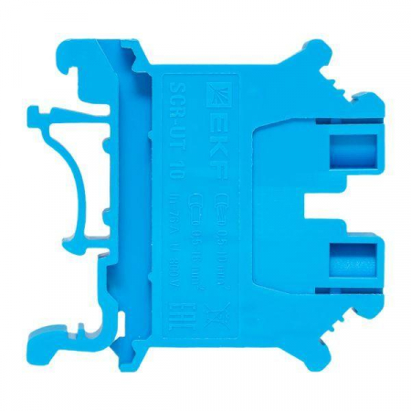 Изображение Колодка клеммная винтовая 10 UT син. EKF scr-ut-10-b