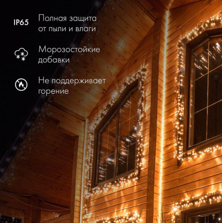 Изображение Шнур светодиодный Дюралайт фиксинг 2Вт 36LED/м бел. (уп.100м) Neon-Night 121-135