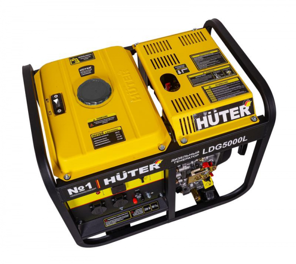 Изображение Электрогенератор дизельный LDG 5000L HUTER 64/2/11