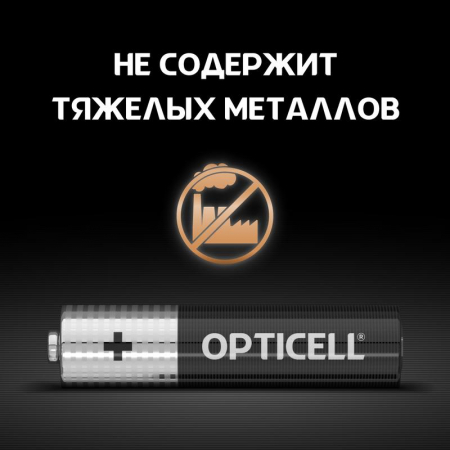 Изображение Элемент питания алкалиновый AAA/LR03 (блист. 12шт) Basic Opticell 5051011