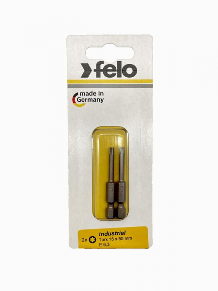 Изображение Бита Е6.3 TX15х50 Industrial (блист.2шт) FELO 03615536